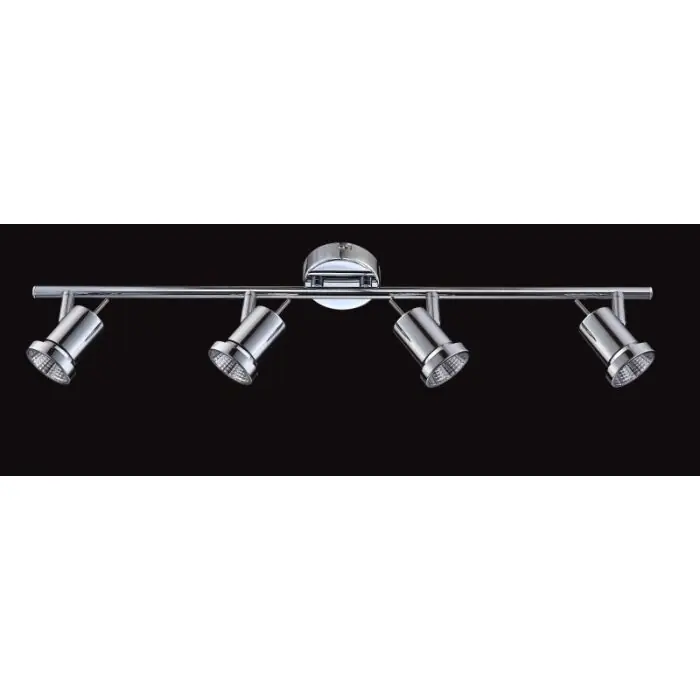 Wofi HOORN Plafondlamp LED Chroom, 4-lichts Hete Deal