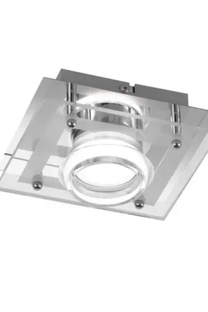 Wofi MOODY Plafondlamp LED Chroom, 1-licht Beperkte Voorraad