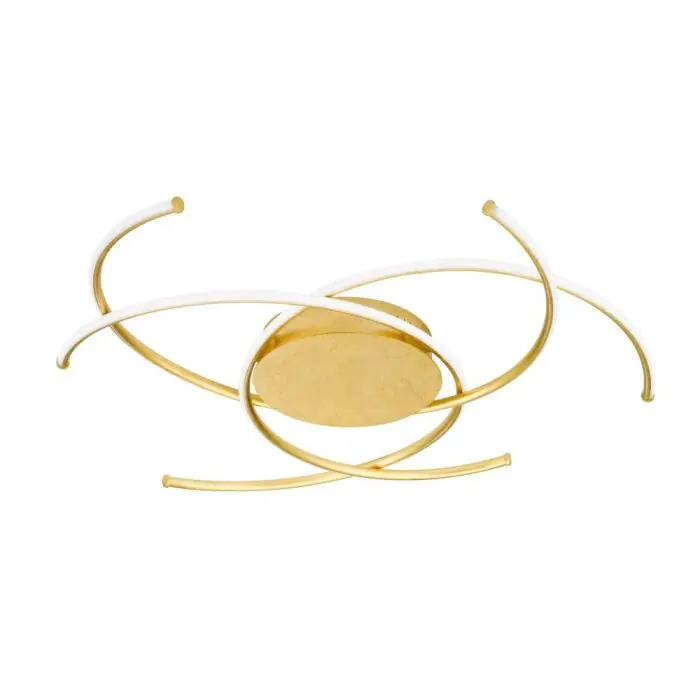 Gratis Retour Wofi JULS Plafondlamp LED Goud, 1-licht