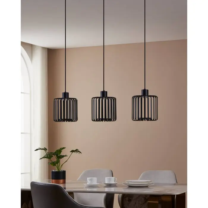 Eglo verlichting GINESTRONE-Z Hanglamp LED Zwart, 3-lichts, Kleurwisselaar Bestseller