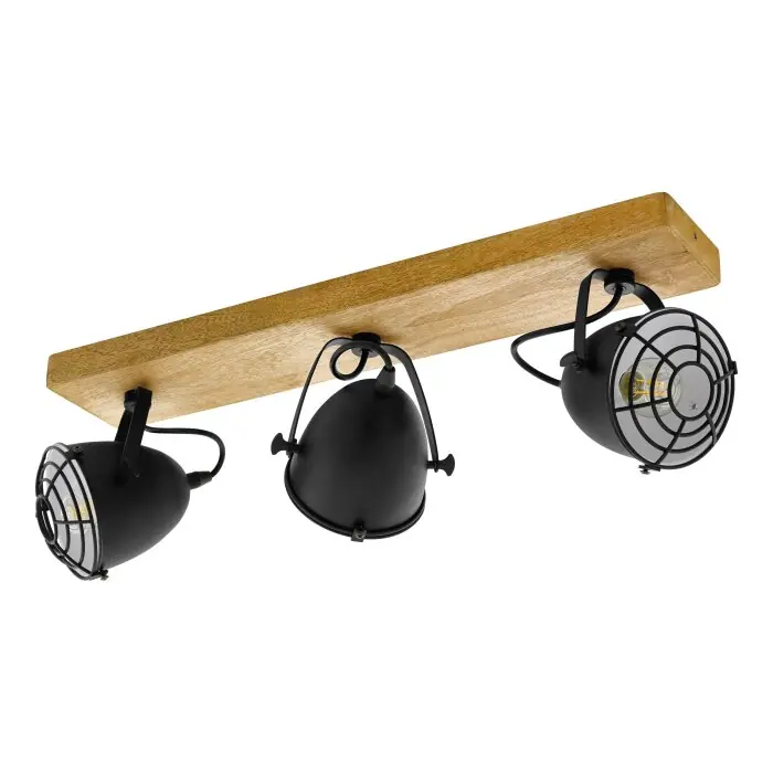 Veilige Betaling Eglo verlichting GATEBECK Plafondlamp, Plafondspot Natuurlijke kleuren, 3-lichts