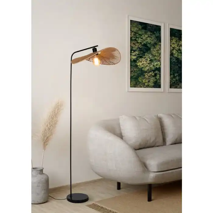 Speciale Aanbieding Eglo verlichting SIRUELA Staande lamp Zwart, 1-licht