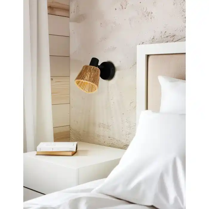 Speciale Aanbieding Eglo verlichting KEELBY Plafondspot, Wandlamp Zwart, 1-licht