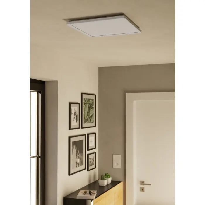 Aanbieding Eglo verlichting ROVITO-R Plafondlamp LED Wit, Afstandsbediening