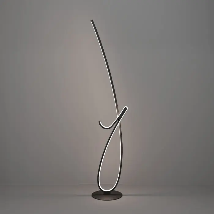 Eglo verlichting CARDONCITO Staande lamp LED Zwart, Kleurwisselaar Hoge Kwaliteit