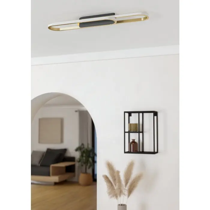 Eglo verlichting CONIVARENA Plafondlamp LED Zwart, Kleurwisselaar Koop Online