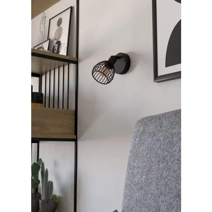 Rechtstreeks Van De Fabrikant Eglo verlichting SONNINO Plafondspot, Wandlamp Zwart