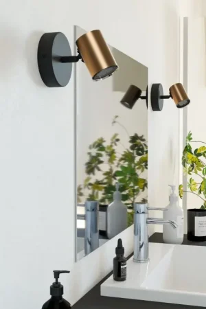 Aanbieding Eglo verlichting EGLO Plafondspot, Wandlamp Brons, Zwart