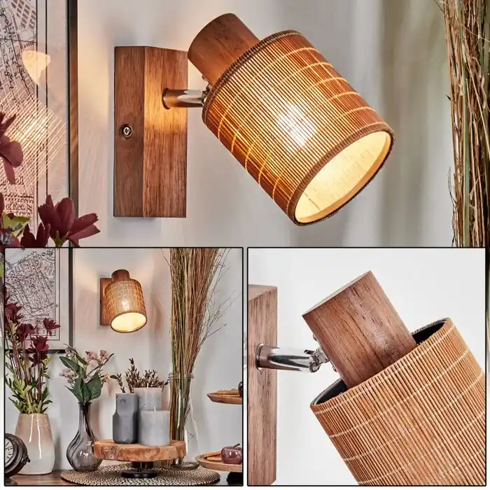 Flitsaanbieding Kinnared Wandlamp, Muurspot Chroom, Natuurlijke kleuren, 1-licht