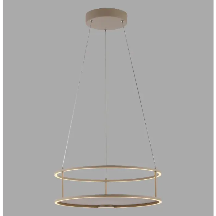 Betaalbaar Paul Neuhaus Verlichting CONTURA Hanglamp LED Zandkleurig, 2-lichts