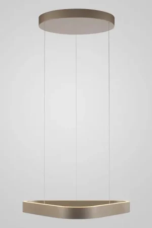 Paul Neuhaus Q-Serie Q-STRETTO Hanglamp LED Brons, 2-lichts, Afstandsbediening Direct Beschikbaar