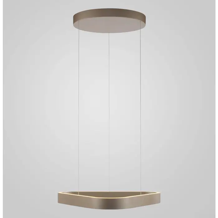 Paul Neuhaus Q-Serie Q-STRETTO Hanglamp LED Brons, 2-lichts, Afstandsbediening Direct Beschikbaar