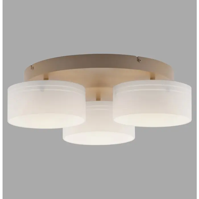 Koop Online Paul Neuhaus Verlichting MARIKA Plafondlamp LED Zandkleurig, 3-lichts