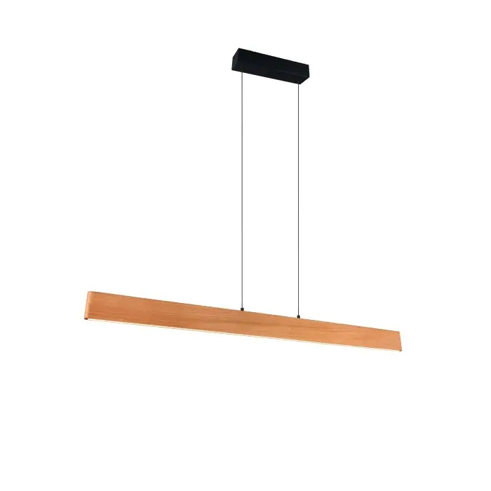 Favoriet Trio verlichting EDGEWOOD Hanglamp LED Hout licht, 1-licht