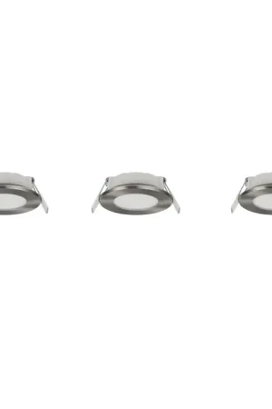 Trio verlichting Himal Inbouw armatuur LED Nikkel mat, 3-lichts Betrouwbaar
