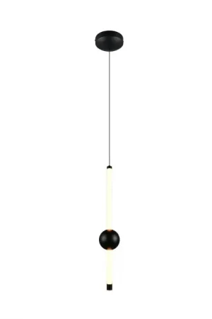 Beperkte Voorraad Trio verlichting Melita Hanglamp LED Zwart, 1-licht
