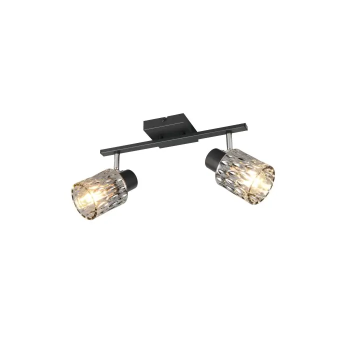 Premium Reality Jack Plafondspot Zwart, 2-lichts