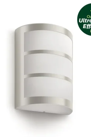 Beperkt Aanbod Philips verlichting Python Wandlamp voor buiten LED Zilver, 1-licht