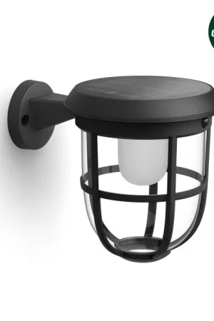 Voordeelprijs Philips verlichting Radii Wandlamp LED Zwart, 1-licht