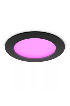 Betaalbaar Philips verlichting Ambiance Inbouw armatuur LED Zwart, 1-licht, Kleurwisselaar