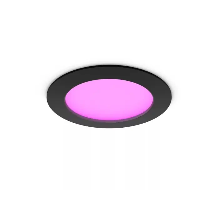 Betaalbaar Philips verlichting Ambiance Inbouw armatuur LED Zwart, 1-licht, Kleurwisselaar