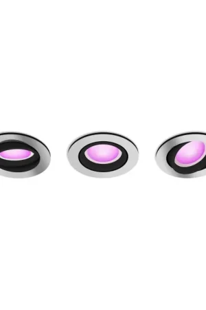 Philips verlichting Centura Inbouw armatuur Zilver, 1-licht, Kleurwisselaar Gratis Retour