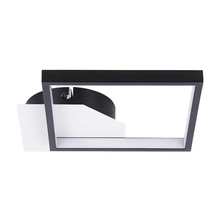 Merkproduct Globo Oslo Plafondlamp LED Zwart, 1-licht