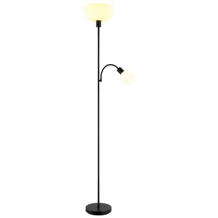 Flitsaanbieding Globo Hinton Staande lamp Zwart, 1-licht