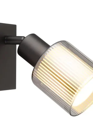 Globo Villegas Wandlamp, Muurspot Zwart, 1-licht Veilige Betaling