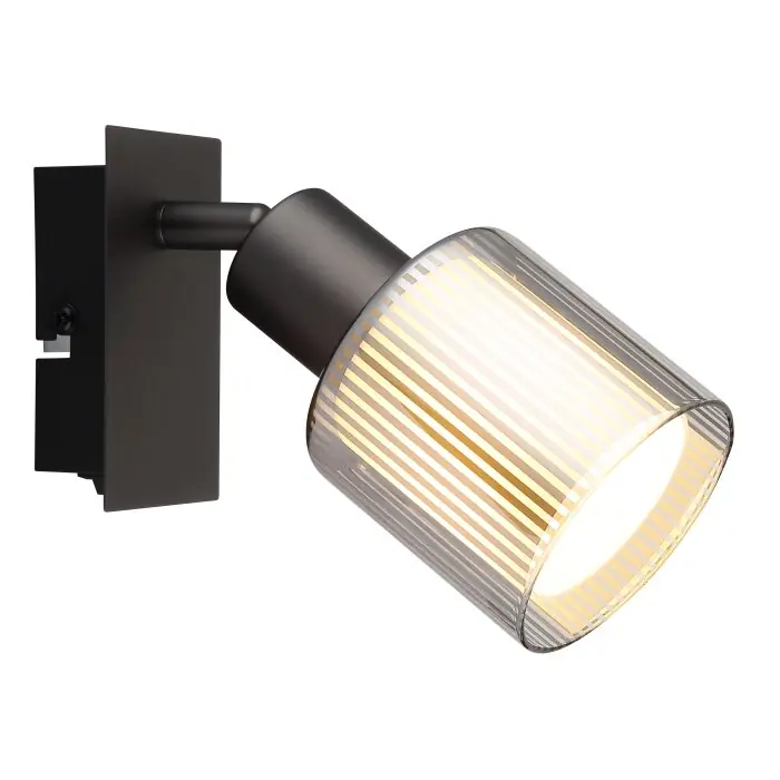 Globo Villegas Wandlamp, Muurspot Zwart, 1-licht Veilige Betaling