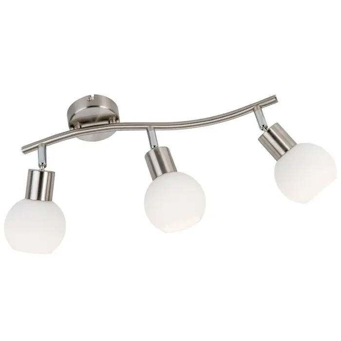 Globo Loxy Plafondlamp Wit, 3-lichts Gecertificeerd