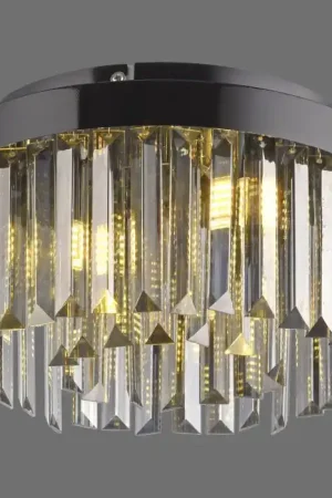 Weekendaanbieding Lichten Direct KULUNKA Kroonluchter LED Zwart, 4-lichts