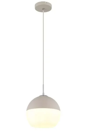 Aanbieding Globo Ragusa Hanglamp Chroom, Wit, 1-licht
