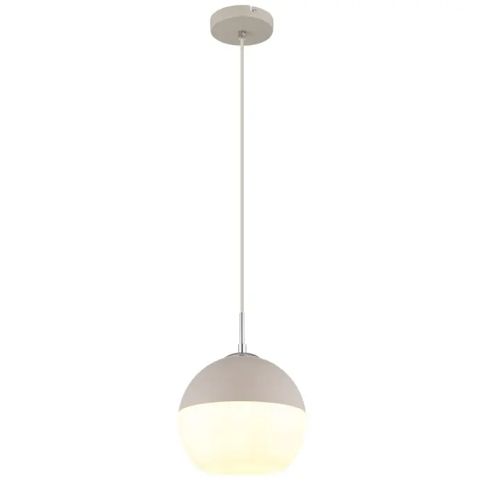 Aanbieding Globo Ragusa Hanglamp Chroom, Wit, 1-licht
