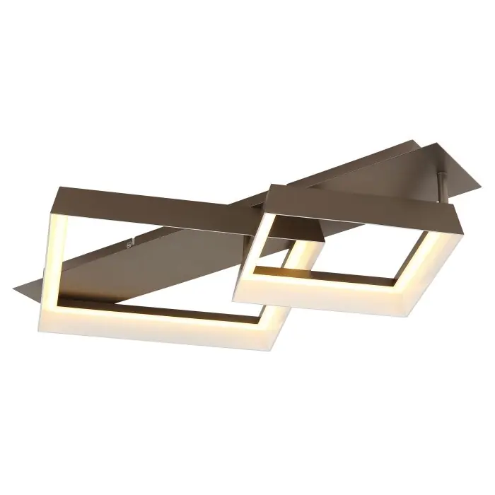 Actieprijs Globo Syrakus Plafondlamp LED Bruin, 1-licht