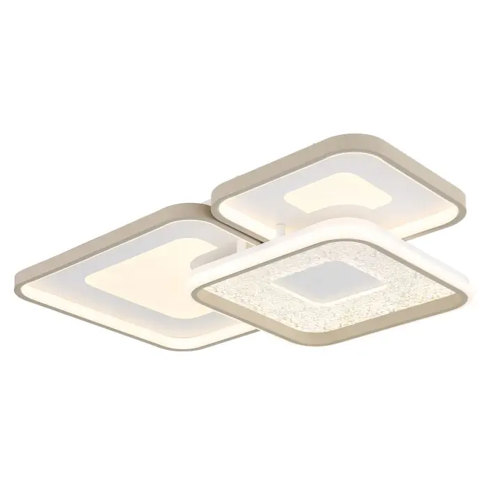 Premium Globo Mosaiko Plafondlamp LED Zandkleurig, Wit, 1-licht, Afstandsbediening