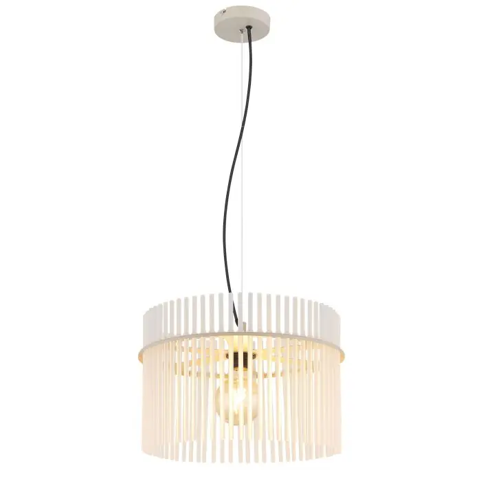Globo Gorley Hanglamp Zandkleurig, 1-licht Direct Verzonden
