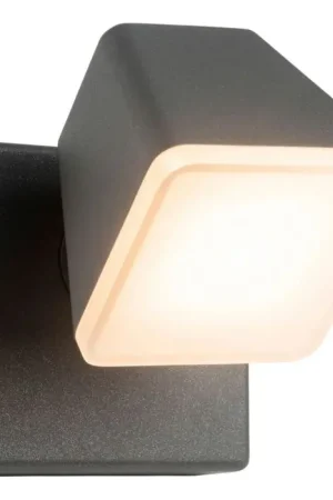Aanbieding AEG Isacco Buiten muurverlichting LED Antraciet, 1-licht