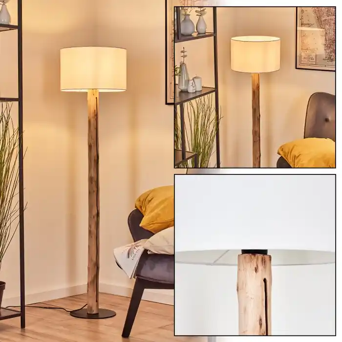 Bestseller Bassagoda Staande lamp Natuurlijke kleuren, Zwart, 1-licht