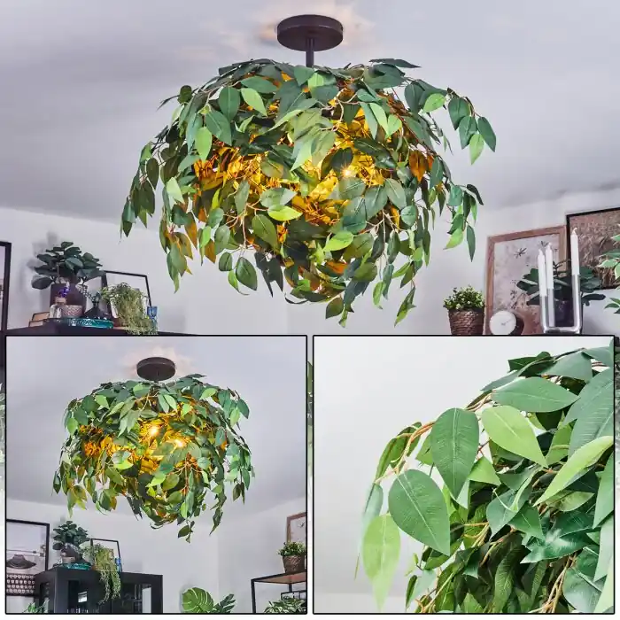 Korting Kallax Plafondlamp Zwart, 3-lichts