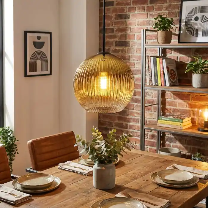 Exclusieve Aanbieding Koyoto Hanglamp, Kogellampje, Hanglamp 12 cm Goud, Duidelijk, 1-licht