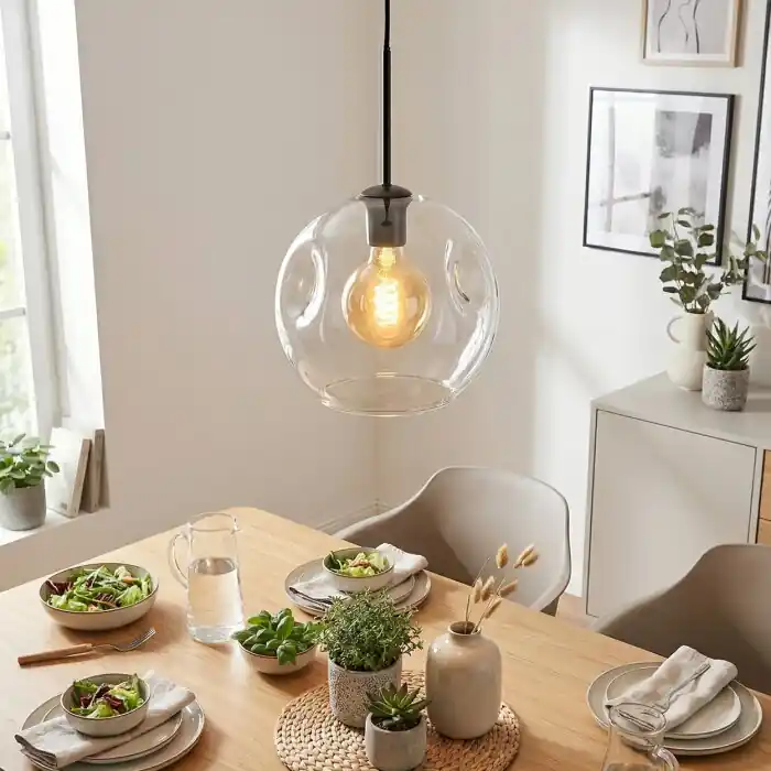 Ripoll Hanglamp, Kogellampje, Hanglamp Duidelijk, 1-licht Beste Prijs