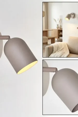 Actieprijs Horen Wandlamp, Muurspot Zandkleurig, 1-licht