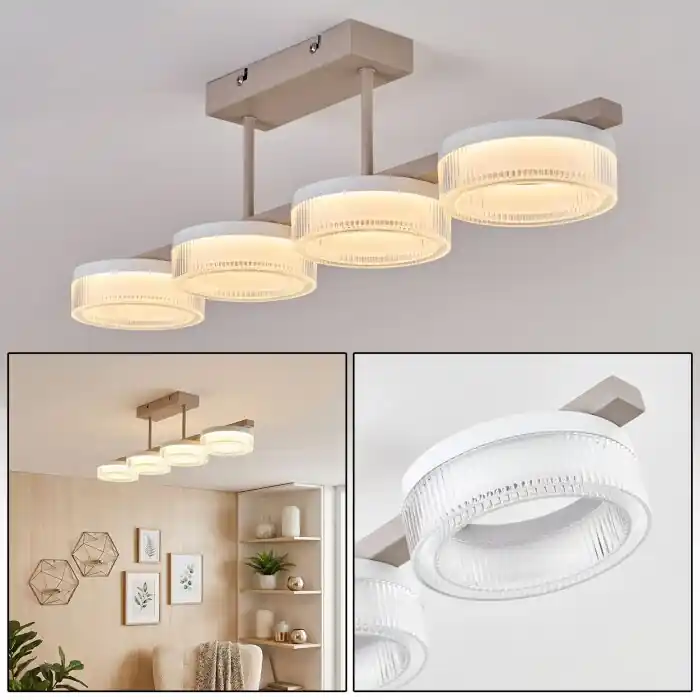 Laatste Kans Jalek Plafondlamp LED Zandkleurig, 1-licht