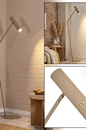 Wolar Staande lamp LED Zandkleurig, 1-licht Beperkt Aanbod