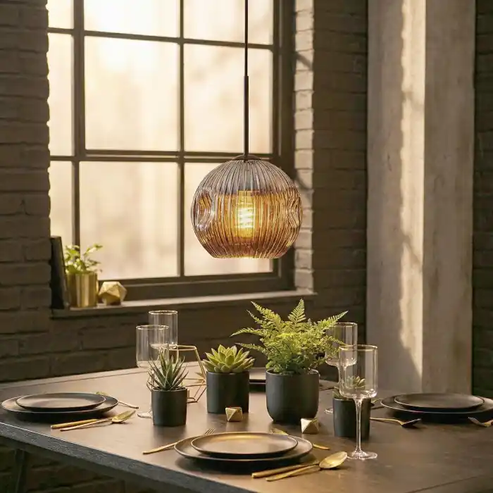 Must-Have Ripoll Hanglamp, Kogellampje, Hanglamp Chroom, Rookkleurig, 1-licht