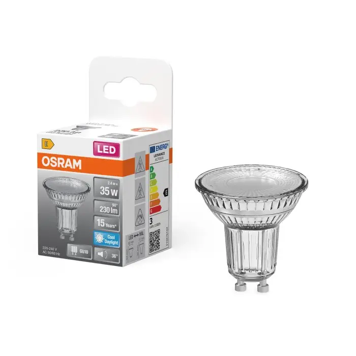 Osram GU10 LED 2.6 Watt warm wit 230 Lumen Favoriet