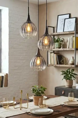 Weekendaanbieding Rafel Hanglamp, Hanglamp, Cluster hanglamp Zwart, 3-lichts