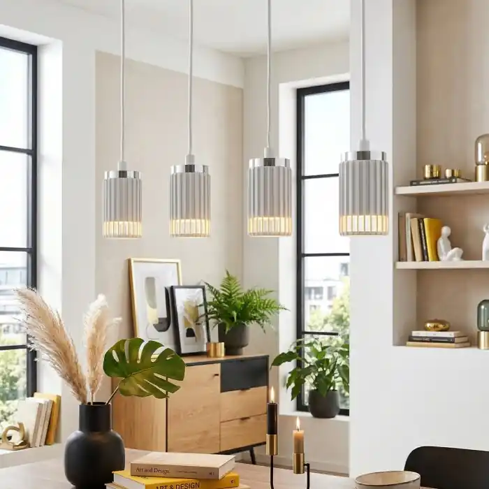 Fenik Hanglamp, Hanglamp Wit, 4-lichts Lage Prijs