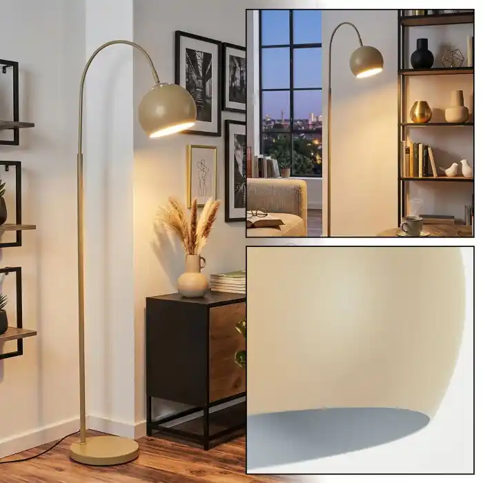 Flisa Staande lamp Zandkleurig, 1-licht Gecertificeerd